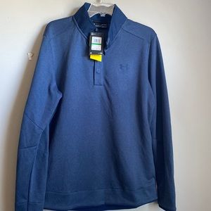 Under Armour navy loose cold gear pullover, size L